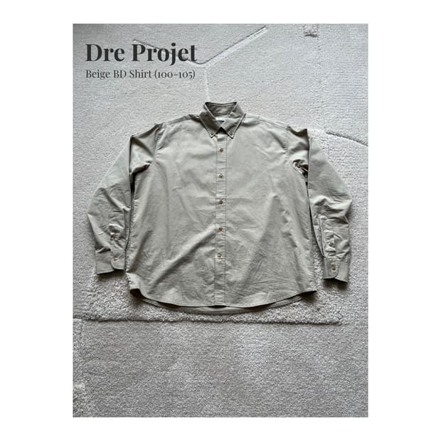 Dre Projet 베이지 BD 셔츠 (100-105)