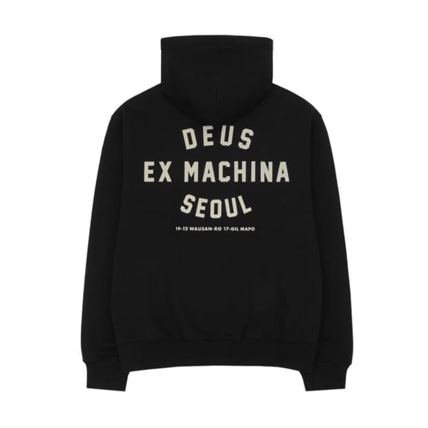 데우스 엑스 마키나 서울 후드 자켓 블랙