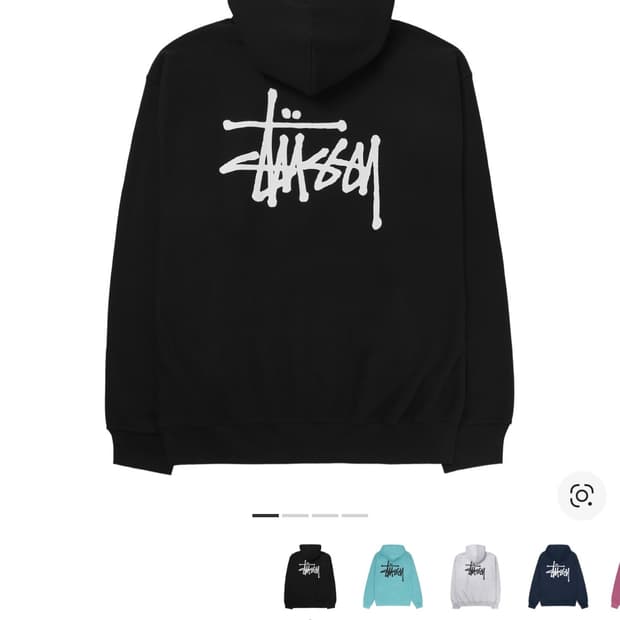 스투시 후드 블랙 새상품