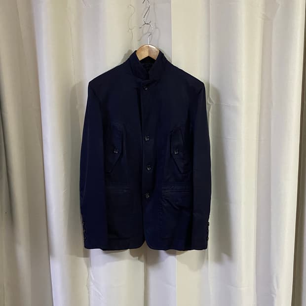 꼼데가르송 옴므 스탠드카라 블레이저