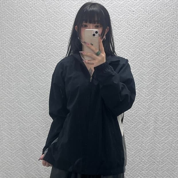 나이키 올드스쿨 빈티지 캐주얼 바람막이 자켓 L C11864