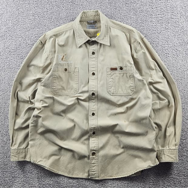 칼하트 코튼 포켓 버튼업 워크 셔츠 ( L ) / 10983
