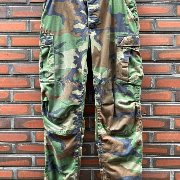 80s [34] 미군 우드랜드 BDU 카고팬츠 빈티지 카모 US ARMY