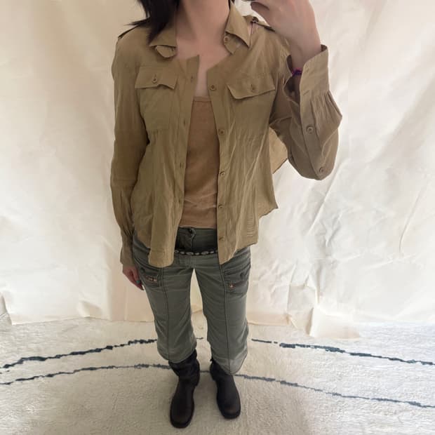 UNDERCOVER Open-Back Cut-Out Shirt