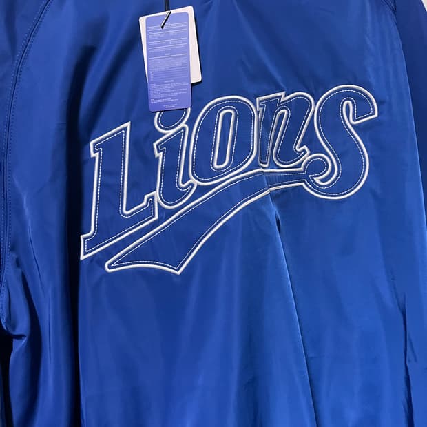 Saumsung lions 삼성라이온즈 우븐 맨투맨 L