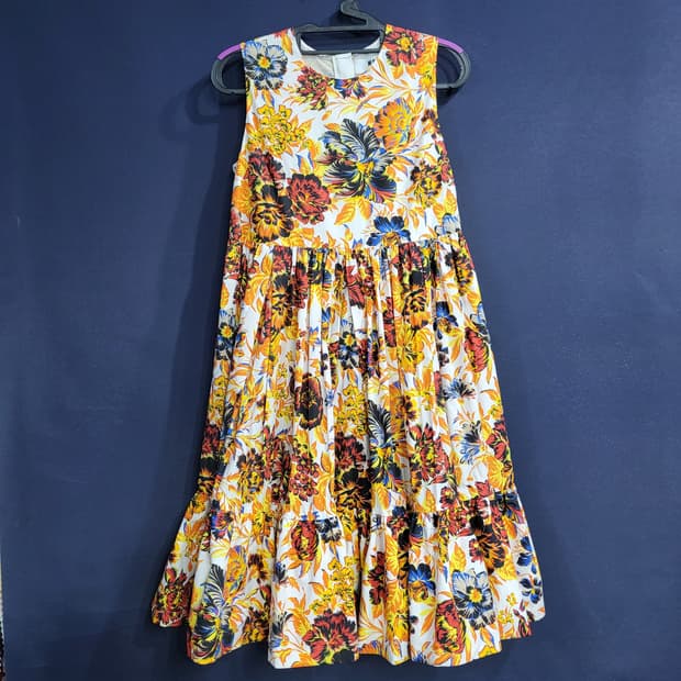 MSGM 민소매 셔링 원피스