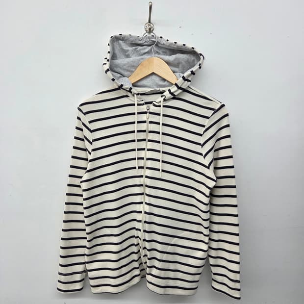 llbean 엘엘빈 줄무늬 후드 집업 여m