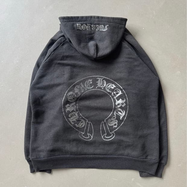 빈티지 90s Chrome Hearts “Fuck you” hoodie