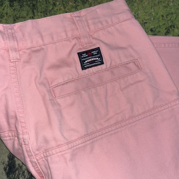 Thisisneverthat pink cotton pants 