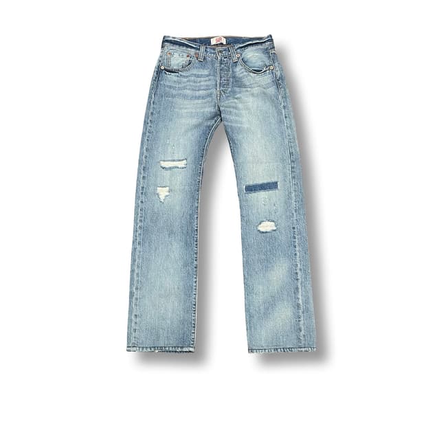 [28] 리바이스 501 데미지 워싱 데님 팬츠