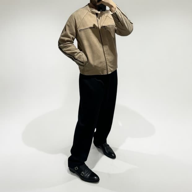 윌슨 레더 스웨이드 카페레이서 레더자켓