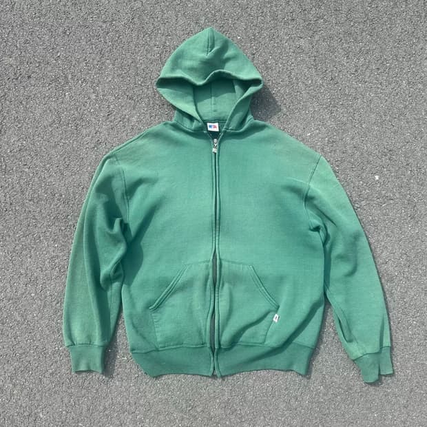 90s Vintage USA Russell Athletic 후드집업