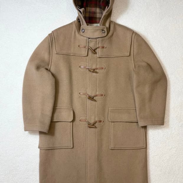 글로버올 80‘s 잉글랜드 더플코트 베이지 XL