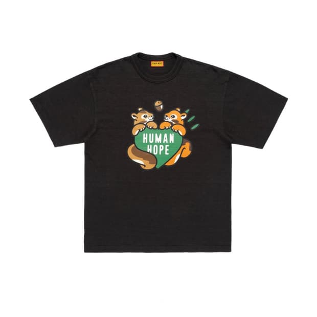 XXL 휴먼메이드 휴먼 호프 그래픽 티셔츠 블랙 제이홉 콜라보