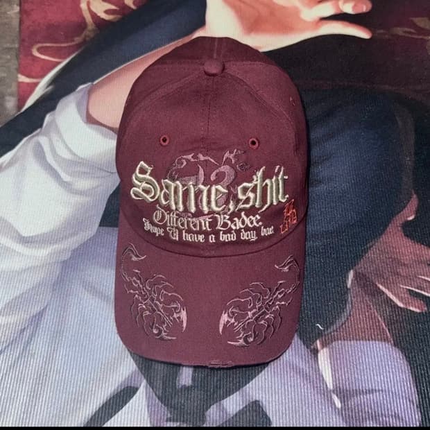 배디 볼캡 badee Scorpion Embroidery Cap Blac