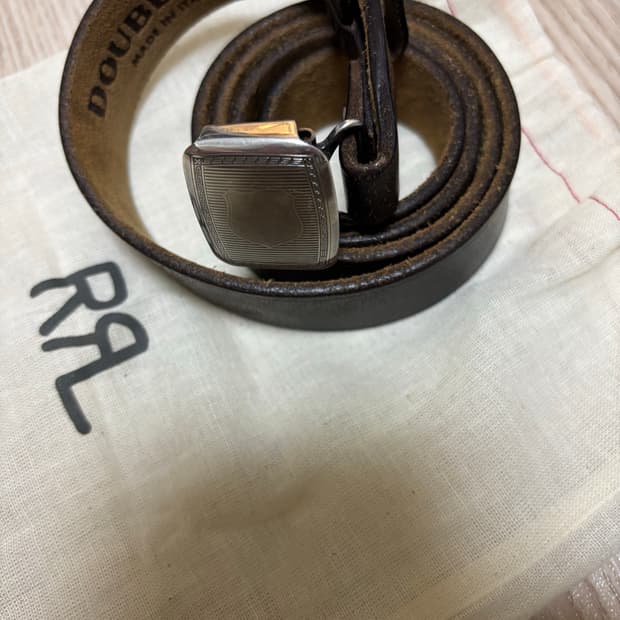 Rrl 빈센스 벨트 블랙32