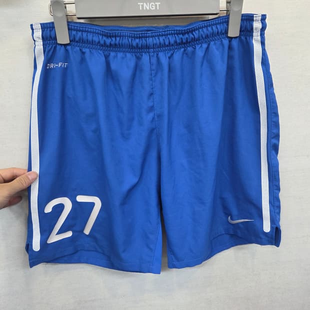 나이키 올드스쿨 빈티지 드라이핏 축구 트랙 반바지 m
