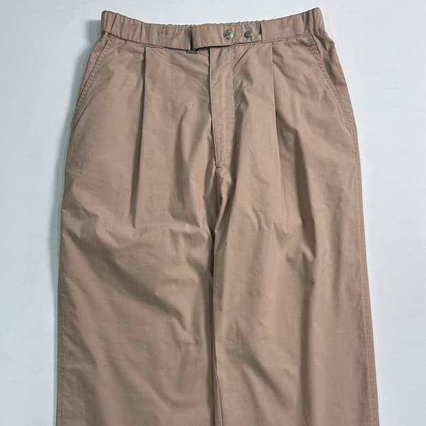 세터 코튼/폴리 벨티드 슬랙스 팬츠 