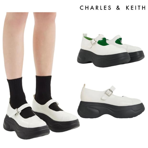 찰스앤키스 숏센텐스 커브 플랫폼 메리제인 슈즈