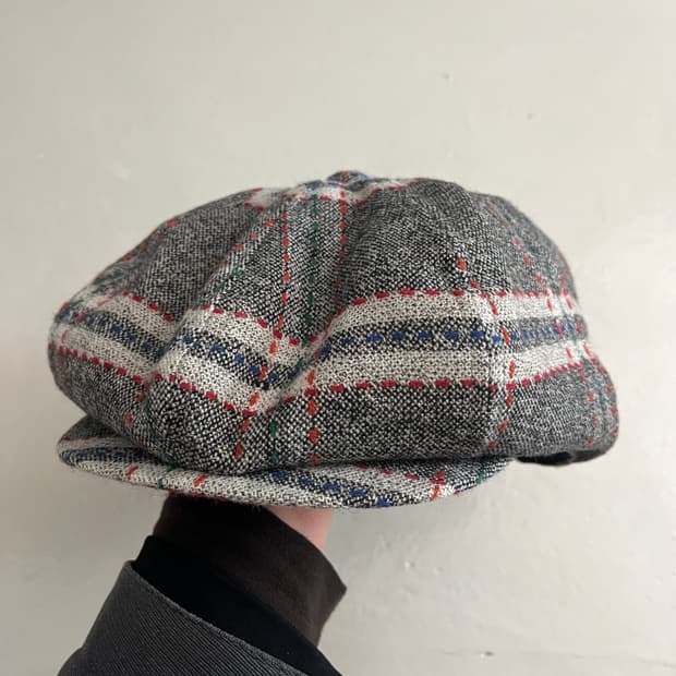 빈티지 Nisus Hotel 니서스호텔 캐스킷 햇 뉴스보이 캡