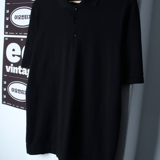 (2XL-3XL) 지오지아 반팔 카라 티셔츠 빅사이즈 니트-H34549