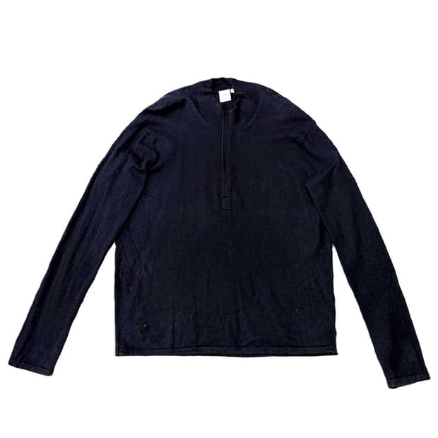 ARMANI EXCHANGE 캐시미어 하프 니트 집업 XL