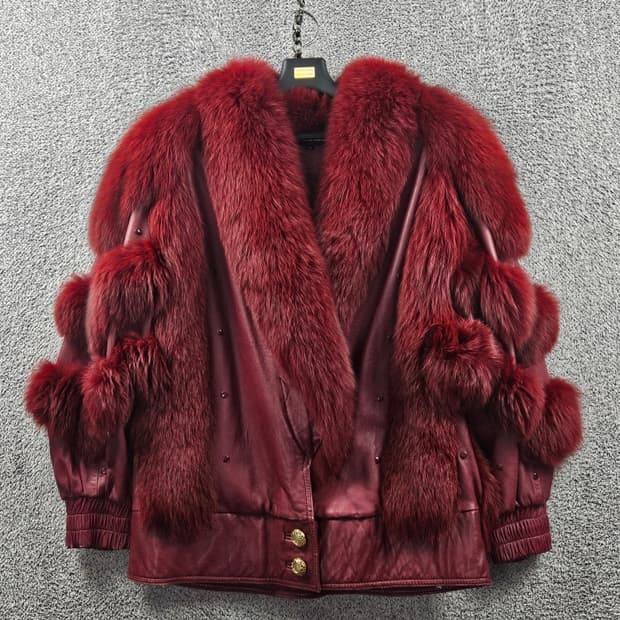 조이너스 양가죽 폭스 퍼 자켓 ( 77 ) / 10919
