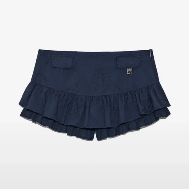 글로니 RODEO MICRO MINI SKIRT 네이비 L
