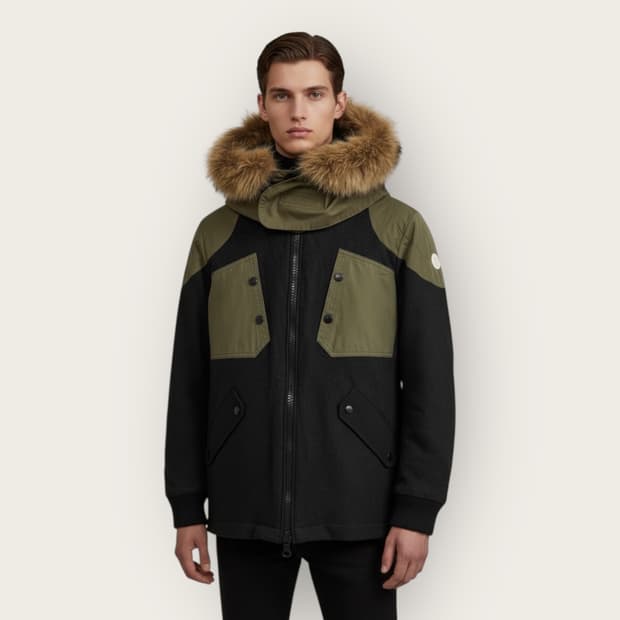 95~100/ 몽클레어 아카이브 한정 화이트와펜 구스 패딩