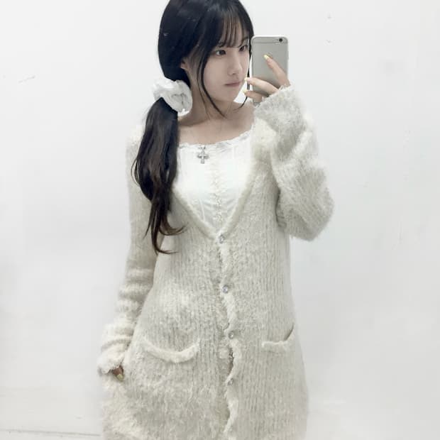 [CECIL MCBEE] 세실맥비 로걀 퍼 가디건
