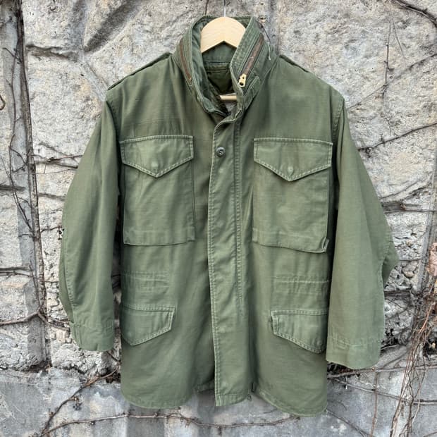 60~70s 미군 u.s.army 오리지널 m-65 필드 자켓 3세대