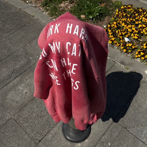 sun-fade vintage sweat