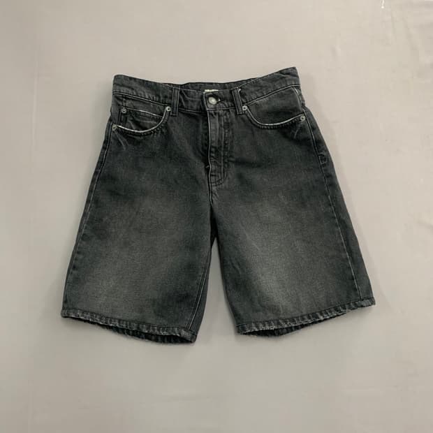 36 쟈딕앤볼테르 흑청 버뮤다 데님 쇼츠 청반바지