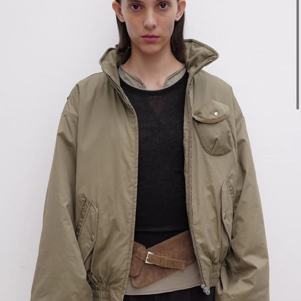[M] 오픈와이와이 코튼 카고 봄버 자켓 카키 OPEN YY