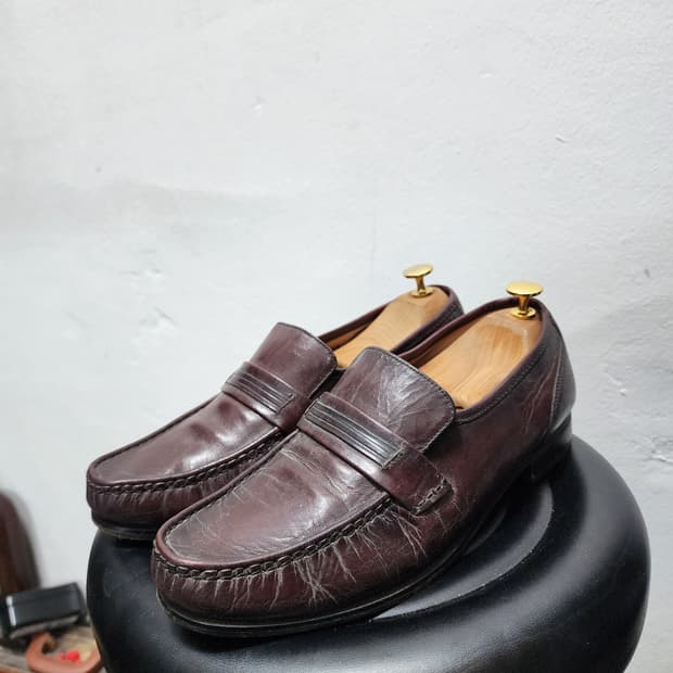 Nunn Bush 리얼레더 빈티지 로퍼