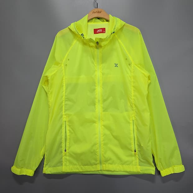 JDX 형광 컬러 후드 바람막이 자켓 100