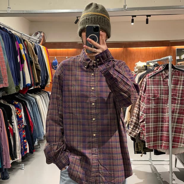 폴로 랄프 로렌 체크 셔츠  