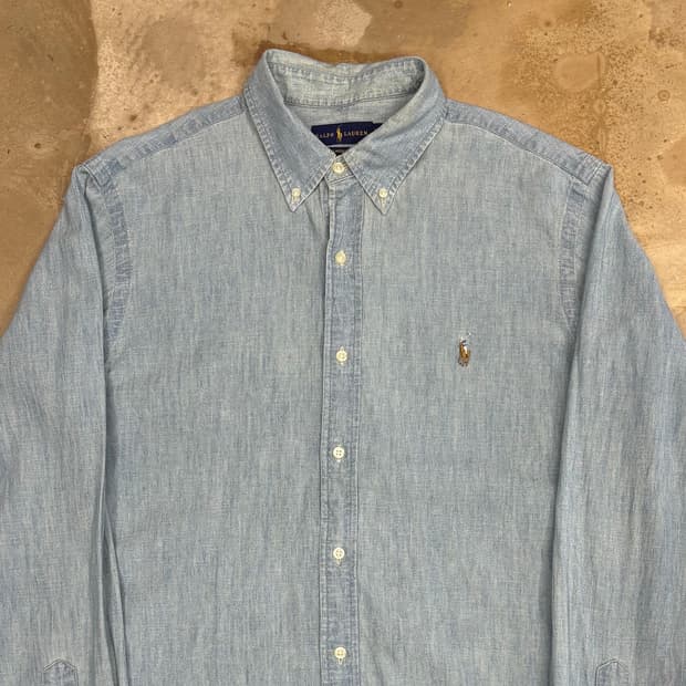 L 폴로랄프로렌 샴브레이 셔츠 