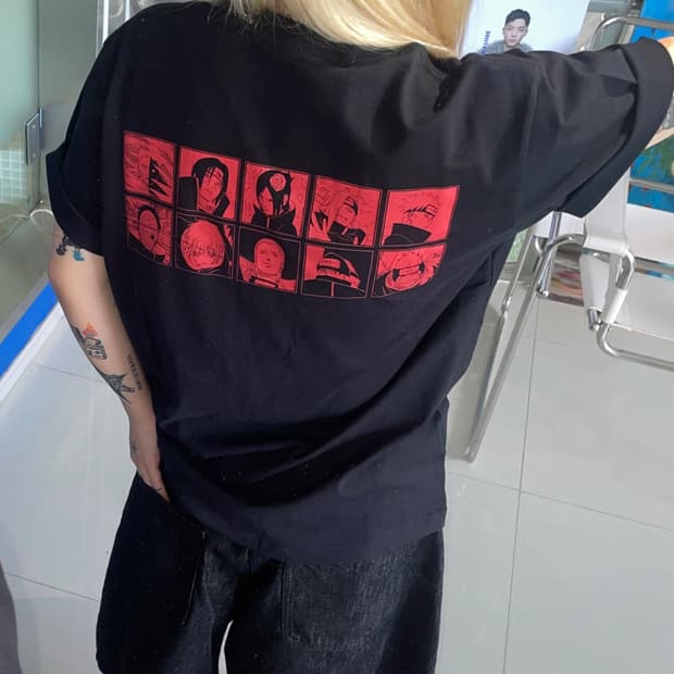 naruto print tee 나루토 프린트 티