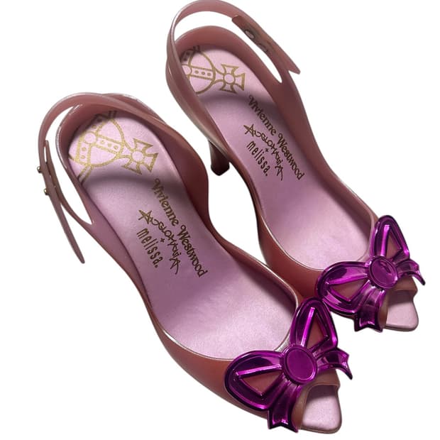 비비안웨스트우드 멜리사 y2k 갸루 이리디센트 구두