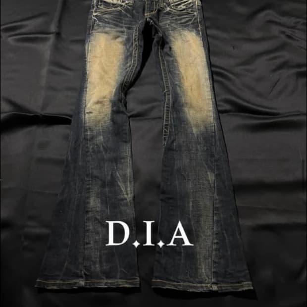 아이사키샵 다이아 부츠컷 데님팬츠d.i.a 갸루
