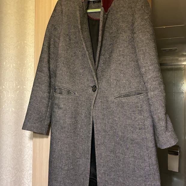 자라 헤링본 코트