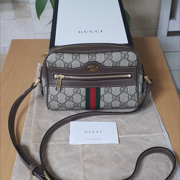 구찌 오피디아 크로스백/카메라백 미니 정품S급(감정O)