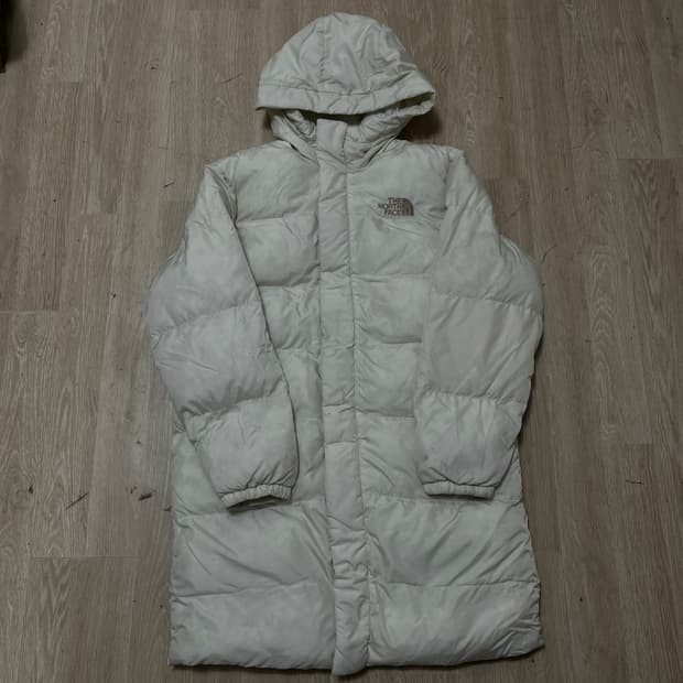 노스페이스 키즈 온볼 후드 롱패딩 150 