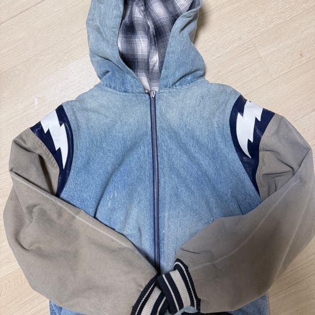 Rhude 해비 후드집업 