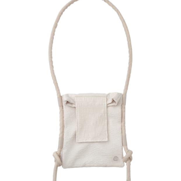 코이세이오 SHIRRING ROPE CROSS BAG IVORY