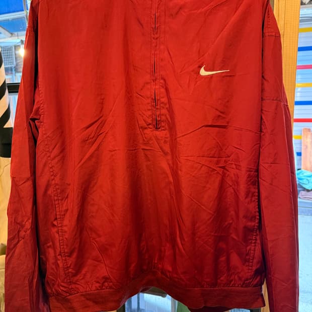 나이키 레드 아노락