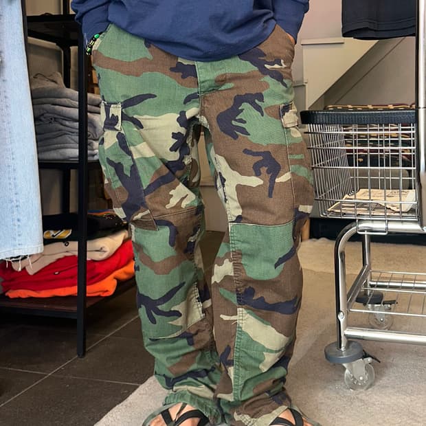 90‘s Military Woodland BDU cargo pants
