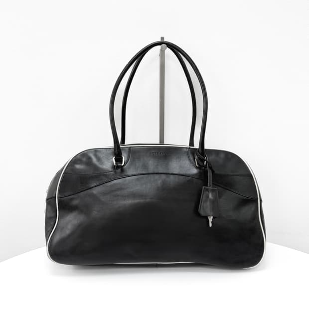 00's 프라다 레더 볼링백