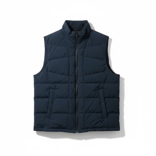 allegri 네이비 구스 패딩 조끼